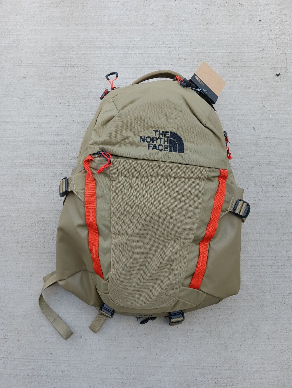 North Face Recon Backpack Cedar & Lava Red